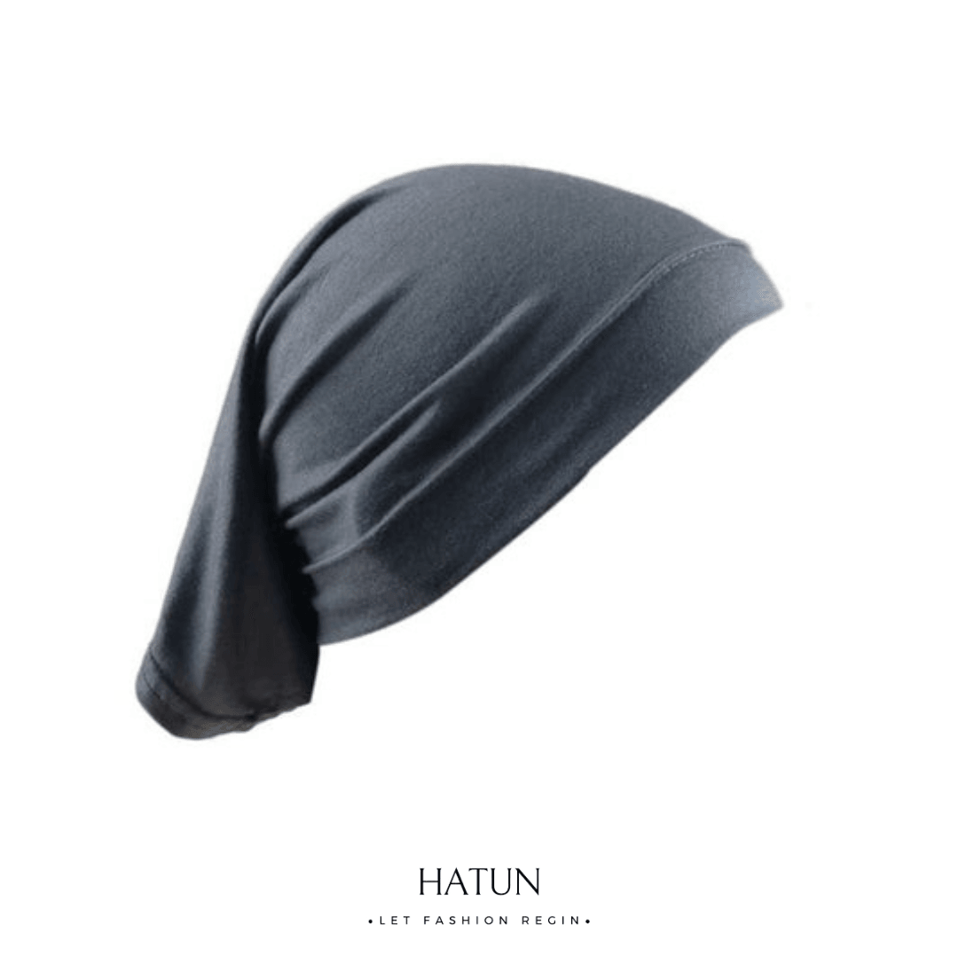 PLAIN TUBE UNDERSCARVES - Charcoal - HATUN 