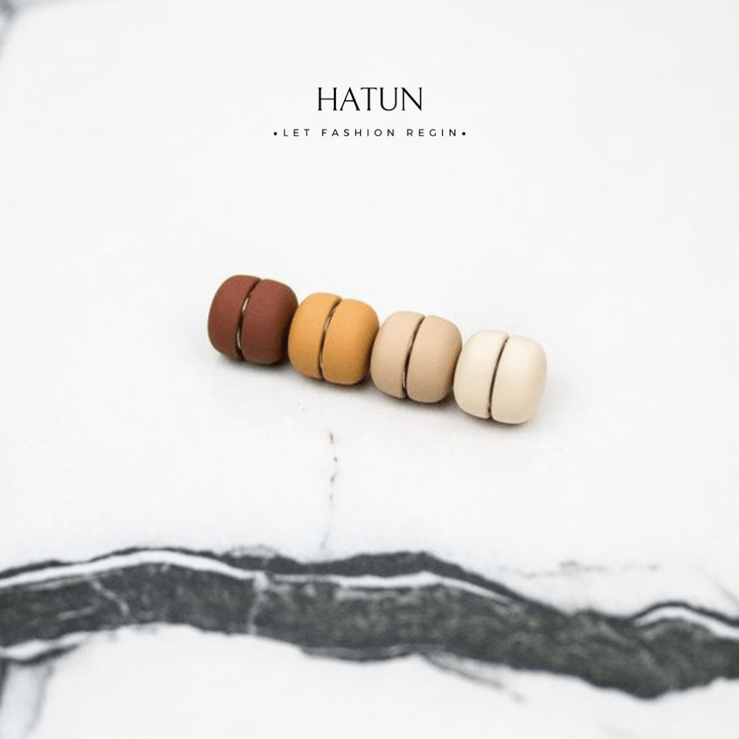 Matte Hijab Magnets - Round - HATUN 