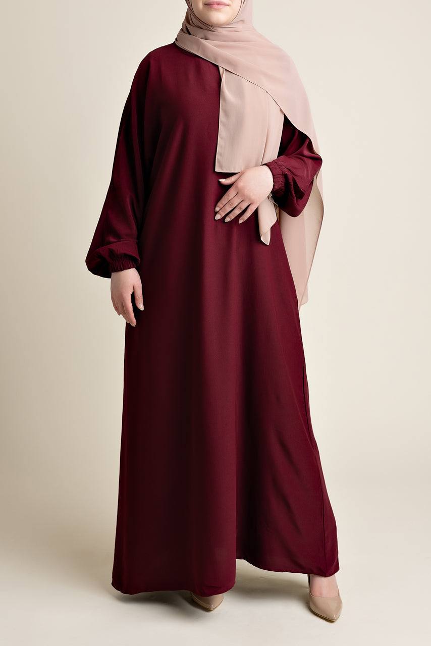 Classic Everyday Abaya - MAROON