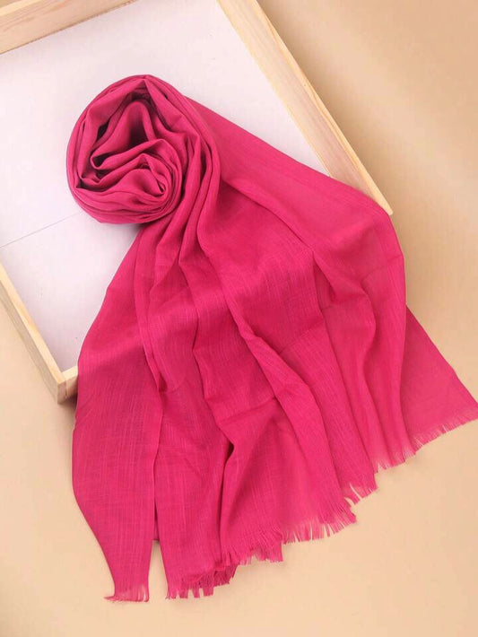 Turkish Lawn Hijab - Hot Pink