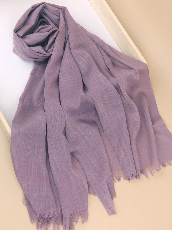 Turkish Lawn Hijab - Periwinkle