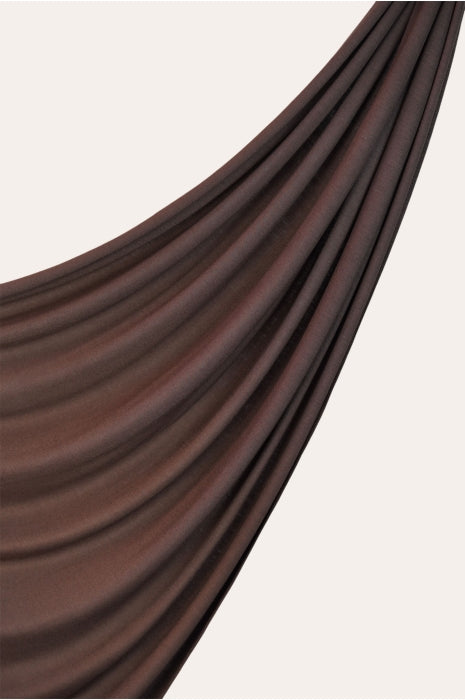 Premium Jersey Hijab - Chocolate - HATUN 