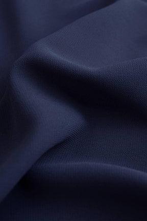 Premium Georgette Hijab - Navy Blue - HATUN 