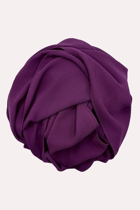 Premium Georgette Hijab - Smooth Mauve - HATUN 