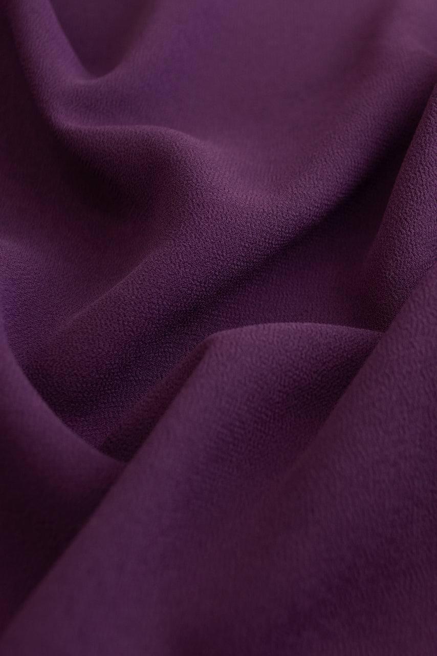 Premium Georgette Hijab - Smooth Mauve - HATUN 